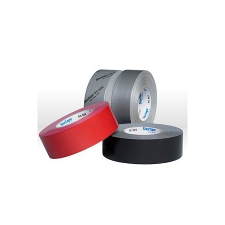 Shurtape 2in. X 60 YARD 10 mil Industrial grade cloth duct tape  _x000D_Polycoated PC-609-2-SIL 207423